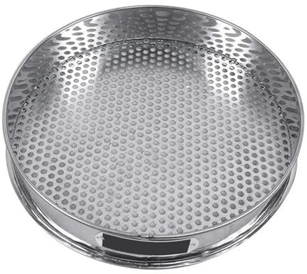 ZRHYRG Gardening Tools Garden Soils Sieve Mesh 1mm 3mm 6mm Compost Soils Large Stone Strainertools Filtration Gardening Tool Accessories 3 Size Garden Sieve(3mm)
