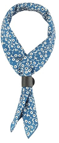 WANYING Herren Quadratische Halstuch mit Leder Loop Multifunktionstuch Kopftuch Nickituch Bandanas Trachtentuch Bandanas Vintage Retro 58x58 cm