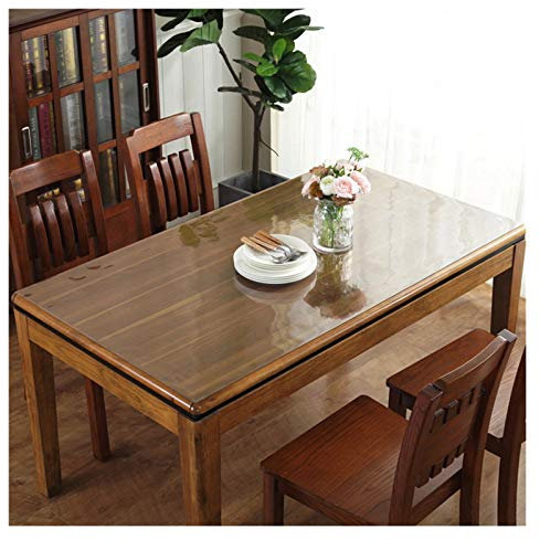 Wasserdichte, öldichte Stuhlmatte, Schreibtischabdeckung für Glastische, 2 Stärken (3,0 mm), mehrere (70 x 140 cm), verbessert Schutz und Stil
