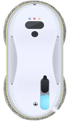 OUHFCASN Robot for la Pulizia dei vetri Domestici, Automatico, con Getto d'Acqua Singolo, Elettrico, Telecomando, lavavetri più modalità di Pulizia