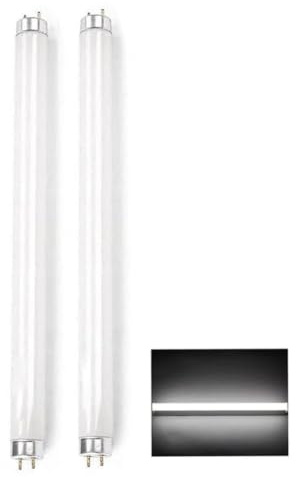 2 Pezzi 8W Tubi Fluorescenti T5 300mm, T5 Bianco Caldo 4000K, 560LM, Attacco G5, Luce a Basso Consumo Energetico, Luce Di Emergenza a Risparmio Energetico, Adatta per Cucina, Bagno, Armadio, Garage