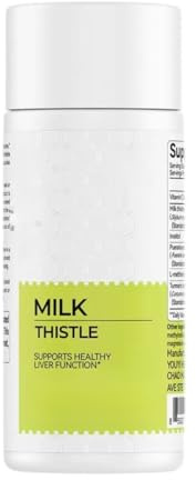 Leverdetox- och reparationsstöd, antioxidantstöd，med C-vitamin, Inositol & Pueraria，Mjölktistel