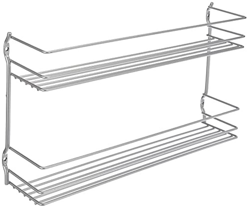 Metaltex Pepito / 364632039 Étagère à épices 2 étages 36 x 8 x 19 cm Revêtement Polytherm