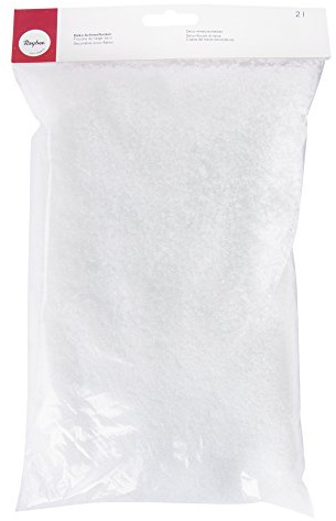 Rayher 3960100 Deko-Schneeflocken, Beutel 2l