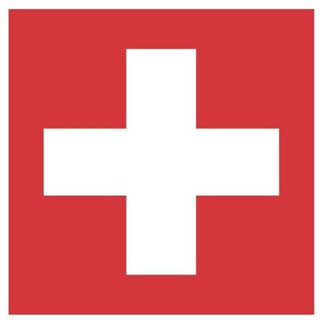 12 Stück - Folienaufkleber rotes Kreuz Größe 5 x 5 cm - für innen und außen geeignet - Verbandskasten Erste Hilfe Medizinschrank (Auf-511k)