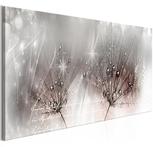 murando - Wandbilder XXL Pusteblume 150x50 cm 1 tlg - Wand Deko Vlies Leinwand Bilder Groß Wanddeko Wohnzimmer Schlafzimmer Kunstdrucke Panoramabild - Blumen Löwenzahn Natur Vintage