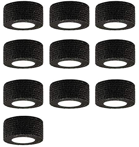 Mintice 10 Stück Selbsthaftende Bandagen Fingerpflaster Fingerverband Wundverband selbstklebend wasserfest 4.5mx2.5cm