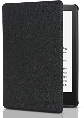 CoBak Hülle für 6,8 Zoll Kindle Paperwhite - Völlig Neue Smart Cover mit Auto Sleep/Wake Funktion für Kindle Paperwhite (Signature Edition) 11. Gen 2021 (Modell Nr. M2L3EK/M2L4EK), Schwarz