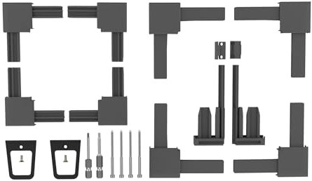 Windhager Zanzariera, Set di raccordi angolari EXPERT per finestre e porte, 4 pezzi, accessori per zanzariere, ricambi per zanzariere per serramenti, in alluminio, antracite