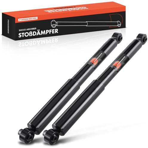 Frankberg 2x Stossdämpfer Stoßdämpfer Hinten Links Rechts 575mm Gasdruck | Kompatibel mit Doblo Pritsche/Fahrgestell 263, Doblo MPV 263, Doblo Cargo 263