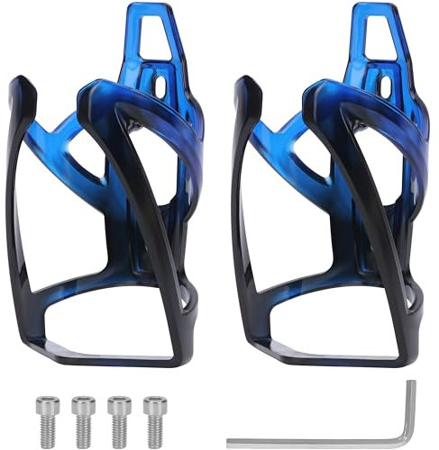 Belle Vous Set de Portabidones Azules para Bicicleta - 2X Portabidon para Bici de Montaña MTB y Carretera - Accesorios Portabotellas para Bicis - Soporte para Bidon y Botella