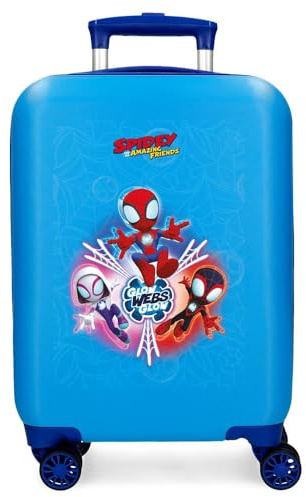 Marvel Jungen Power of 3 Gepäck- Kindergepäck, Blau, 33 cm x 50 cm x 20 cm