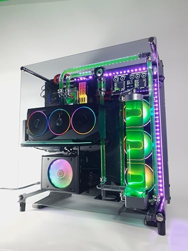 VIXIA High End Custom Watercooled Gaming PC - Intel Core i7 14700K 5.6GHz - GeForce RTX 4080 Super DDRX 16GB - DDR5 64GB 6000MHz - PCIe4.0 M.2 NVME 2TB - Black - VXS-160B