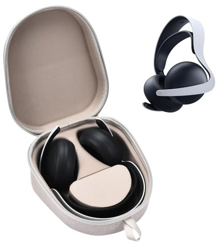 Tragetasche für Sony PlayStations Pulse Elite™ Wireless Headset, In-Ear-Kopfhörer-Hülle, kompatibel mit PlayStations Pulse Elite Wireless Headset, stoßfest und Anti-Drop-Aufbewahrungsbox (Grau)