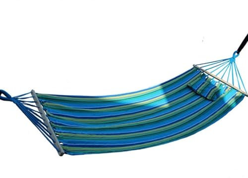 Hängmatta Camping Utomhus 200x80 Cm 1 Person Utomhushängmatta, Bärbar Camping Utomhushängmatta Med Bärväska För Sovrum Hängmattor(A)