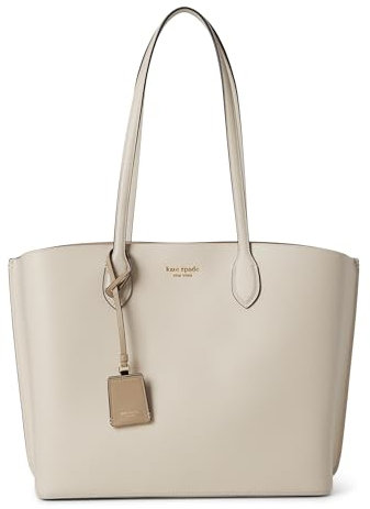 kate spade new york Women's Suite Crossgrain Leather Work Tote, Milk Glass Multi, One Size