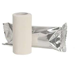 Benda Elastica Ossido di Zinco 5mt x 10cm, Ideale per contusioni, Dispositivo Medico Classe 1