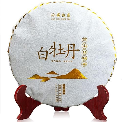 HELLOYOUNG 300g Gâteau Bai Cha Original Naturel Fuding Pivoine Blanche Nourriture verte chinoise sans additifs un goût doux et délicat