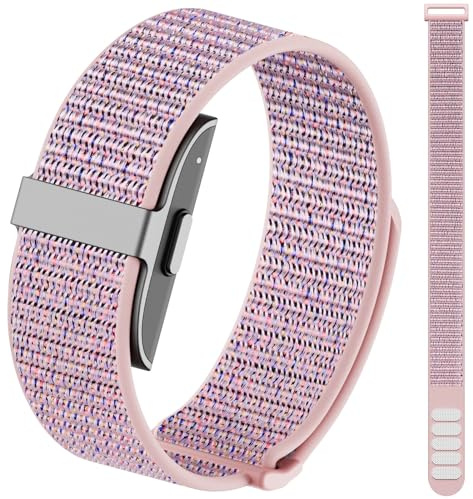 Polyjoy Nylon Loop Sport Replacement Bands Compatible with Hume Health Band, Soft Breathable Adjustable Wrist Band for Hume Band Replacement Strap Wristband for Fitness Tracker Women Men