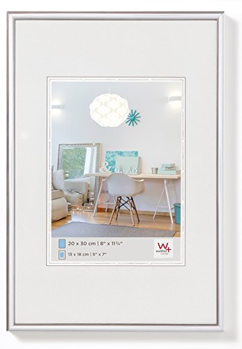 walther design Picture Frame Silver 20 x 30 cm New Lifestyle Plastic Frame KV030S