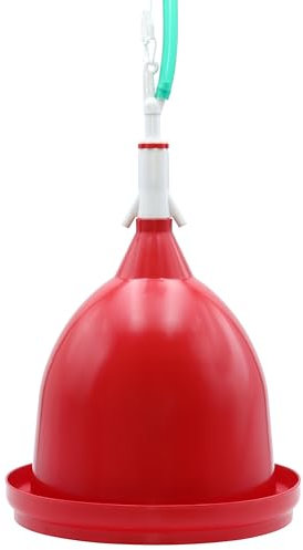 Agrarflora Geflügel Hängetränke Niederdruck - automatische Niederdrucktränke für Hühner - Geflügeltränke zum Anschluss an Niederdruckleitungen - Hühnertränke mit automatischer Wasserregulierung