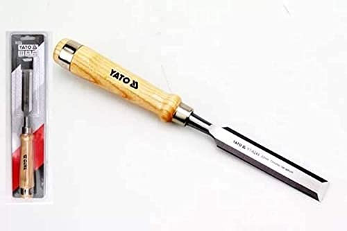 Yato yt-6245 – crv60 Ciseau 15 mm avec manche en bois
