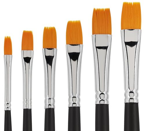 VBS Flachpinsel Basic, 6er-Set