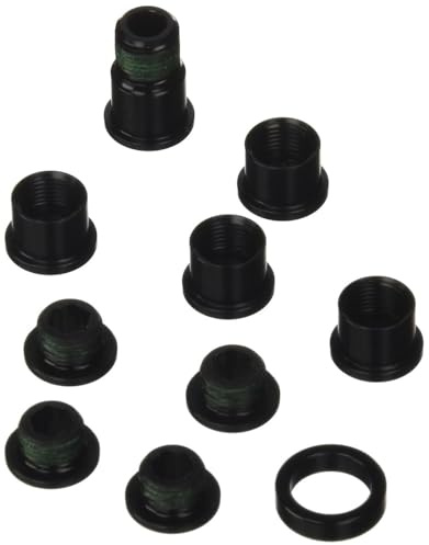 SRAM Kettenblattschrauben-Set 5 Arm für Rot 2013 (versteckte Schraube), 11.6918.000.001 - Aluminium Schwarz