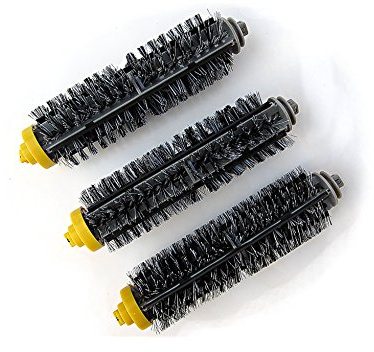 Juego de 3 cepillos de cerdas para iRobot Roomba 600 Unidades y 700 Unidades Serie nº 6.3.