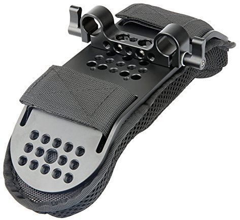 NICEYRIG Steady Shoulder Mount/Shoulder Pad for Video Camcorder Camera DV/DC Support System DSLR Rig (15mm Railblock)