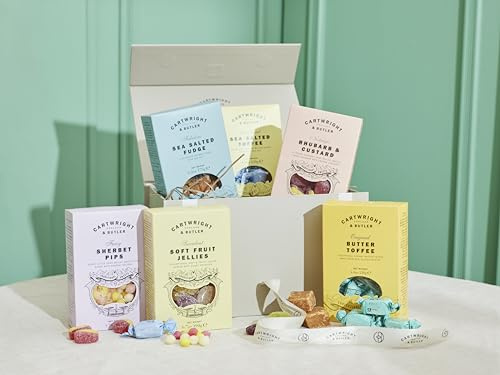Cartwright & Butler The Sweet Shop, scatola di selezione per alimenti, per festa della mamma, pasticceria di lusso, buon compleanno, anniversario, regalo di ringraziamento, congratulazioni