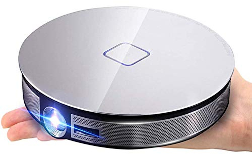 Mini proyector inalámbrico, pantalla grande de cine en casa de 300 pulgadas Proyector portátil 2G + 16G Android 6.0 incorporado con modo 3D, WiFi 5G, batería de 12000Mah, soporte 4K / 1080P / H.265