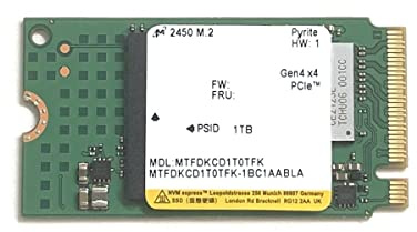 Micron SSD 1TB M.2 2242 42mm NVMe PCIe 4.0 MTFDKCD1T0TFK 2450 Series Unidad de estado sólido para Lenovo Dell HP Laptop Ultrabook