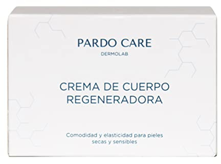 Pardo Care Crema Corporal Regeneradora, Bote de 200ml, Nutritiva y regeneradora de uso diario, para pieles sensibles, dañadas, reactivas, con tendencia atópica o debilitadas por tratamientos