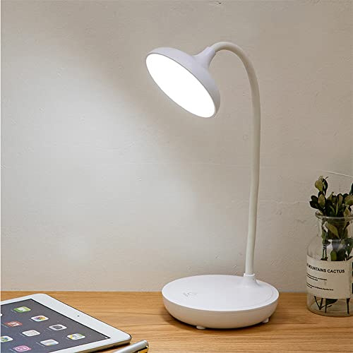 SPORTARC Kabellose wiederaufladbare LED-Schreibtischlampe, große Kapazität, Touch-Steuerung, dimmbar, 3 Helligkeiten, kleine Kinder, Arbeitszimmer, Schlafzimmer, Nachttischlampe