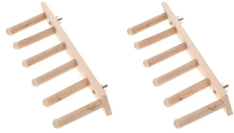 DOITOOL 2pcs Cat Stairs, Wall Mounted Cat Climbing Shelves, Wall Steps, Perch, Furniture, Shelf Board Stair Ladder Wooden Supplies