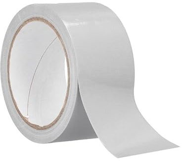 20M Tarpaulin White Duct Gaffer Multi-Purpose Tap Tape Self-Adhesive Repair Waterproof Patches Awning Tent HQ