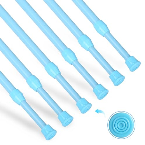 Goowin 6 Stück Teleskopstange (Blau, 40-70cm)