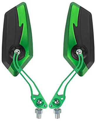 KWAYA Rückspiegel Spiegel 2 STÜCKE Glaslinse 7/8 Zoll 22 Mm Fahrradspiegel Lenker Mountainbike Spiegel Einstellbare Drehbare Fahrradrückspiegel. Lenkerendenspiegel (Color : 3)