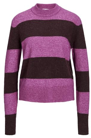 Jack & Jones JXCHICK - Jersey de Punto para Mujer, Fucsia Red, S