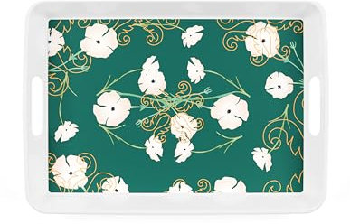 Guzzini - Vassoio rettangolare con manici in melammina, colori vari, ''FUSION''