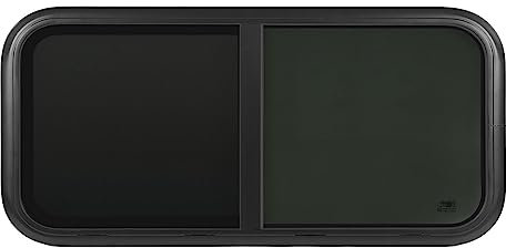 Doact Wohnmobil-Fenster, Gehärtetes Glas, Universell, L1100 X H500 Mm, Wärme- und Schalldämmung, Wasserdichtes Wohnmobil-Schiebefenster für Anhänger (Für Wandstärken: 31 bis 36 mm)