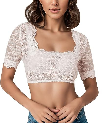 GFPGNDFHG Trachtenbluse Spitze Dirndlbluse Damen weiß trachtenlederhosen für Dirndl Bluse hochgeschlossen Blumen Grosse grössen trachtenhut Herren schwarz