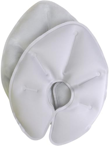 First Days Maternity - Larger Size Hot and Cold Breastfeeding Breast Therapy Packs - Reusable Warming and Cooling Pads - Soft Fabric = Cover Free - 2 Gel Pads