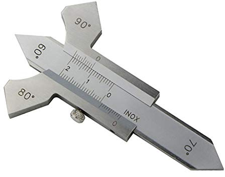 Calibro di saldatura Calibro di saldatura Calibro di ispezione della saldatura Calibro 60 70 80 90 Gradi Righello Strumenti di Misura Accessori