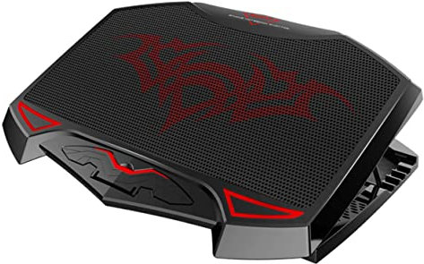 DIYEAH Raffreddatore Per Laptop Ventole Led Base Di Raffreddamento Silenziosa e Regolabile Supporto Per Notebook Doppia Porta Usb Design Ergonomico Cuscinetto Antiscivolo