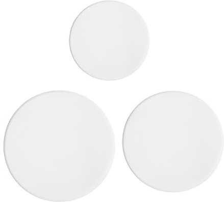 NUOBESTY 3 Stück Transparente Acrylplatten als Fotorequisite mit Leichter Kratzfester Oberfläche für Selbstgemacht und Kosmetik Fotohintergründe