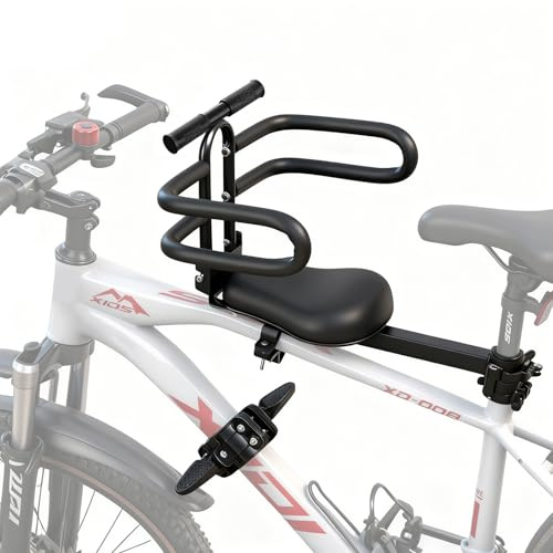 auvstar Asientos de Bicicleta Montados Delanteros para niños,Asiento Infantil para Bicicleta de Montaña,Liberación Rápida Infantil Delantero Plegable,Apto para niños de 1 a 6 años