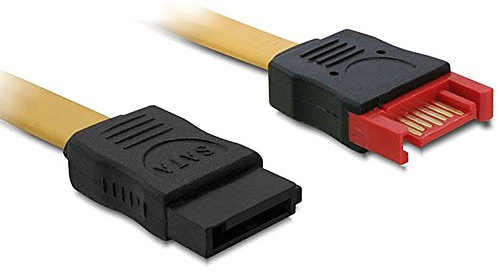 DeLOCK SATA III cavo SATA 0,3 m, Giallo