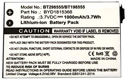 FITHOOD VM321 Battery Replacement for V-TECH BT298555 Baby BM1000 Baby BM1000 Digital Audio Baby Monitor Safe Sound Baby Monitor Parent Unit VM321 VM333 VM341 VM343